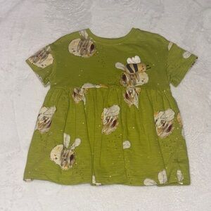Next baby Green Bee dress